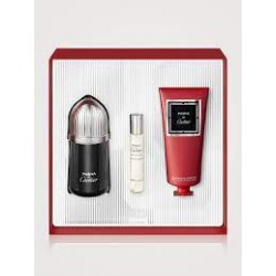 Cartier Pasha Edition Noir 100ml Edt + Mini 10ml Edt + Showergel Geschenkset