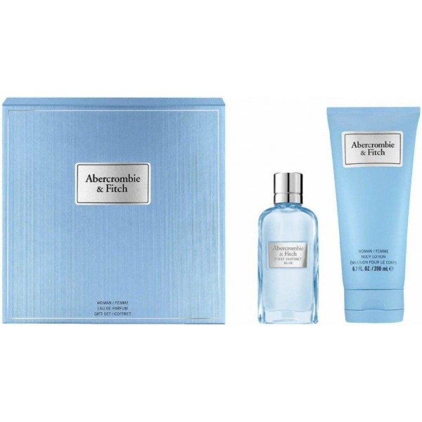 Abercrombie & Fitch First Instinct Blue for Her 50ml Edp + Bodylotion Geschenkset