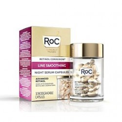 ROC Line Smoothing Night Serum 30 Capsules Cosmetica 10.5 ml