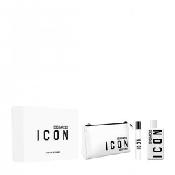 Dsquared2 Icon Pour Femme 100ml Edp + 10ml Edp Spray + Toiletbag Geschenkset