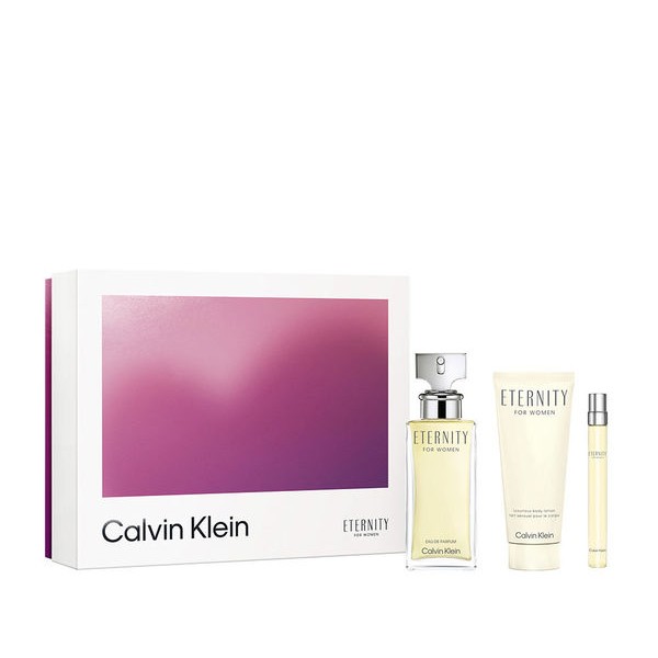 Calvin Klein Eternity for Woman 100ml Edp + 10ml Edp Spray + Bodylotion Geschenkset