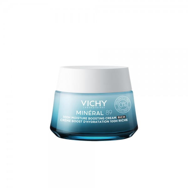 Vichy Minéral 89 100h Moisture Boosting Cream Rich Cosmetica 50 ml Vichy Minéral 89 100h Moisture Boosting Cream Rich Cosmetica 50 ml